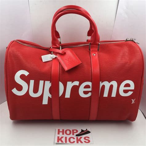 louis vuitton supreme wallet retail price|Louis Vuitton supreme duffle.